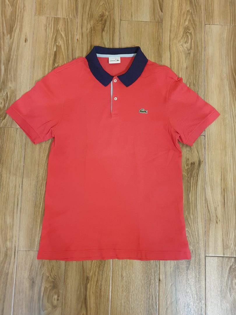 lacoste polo length
