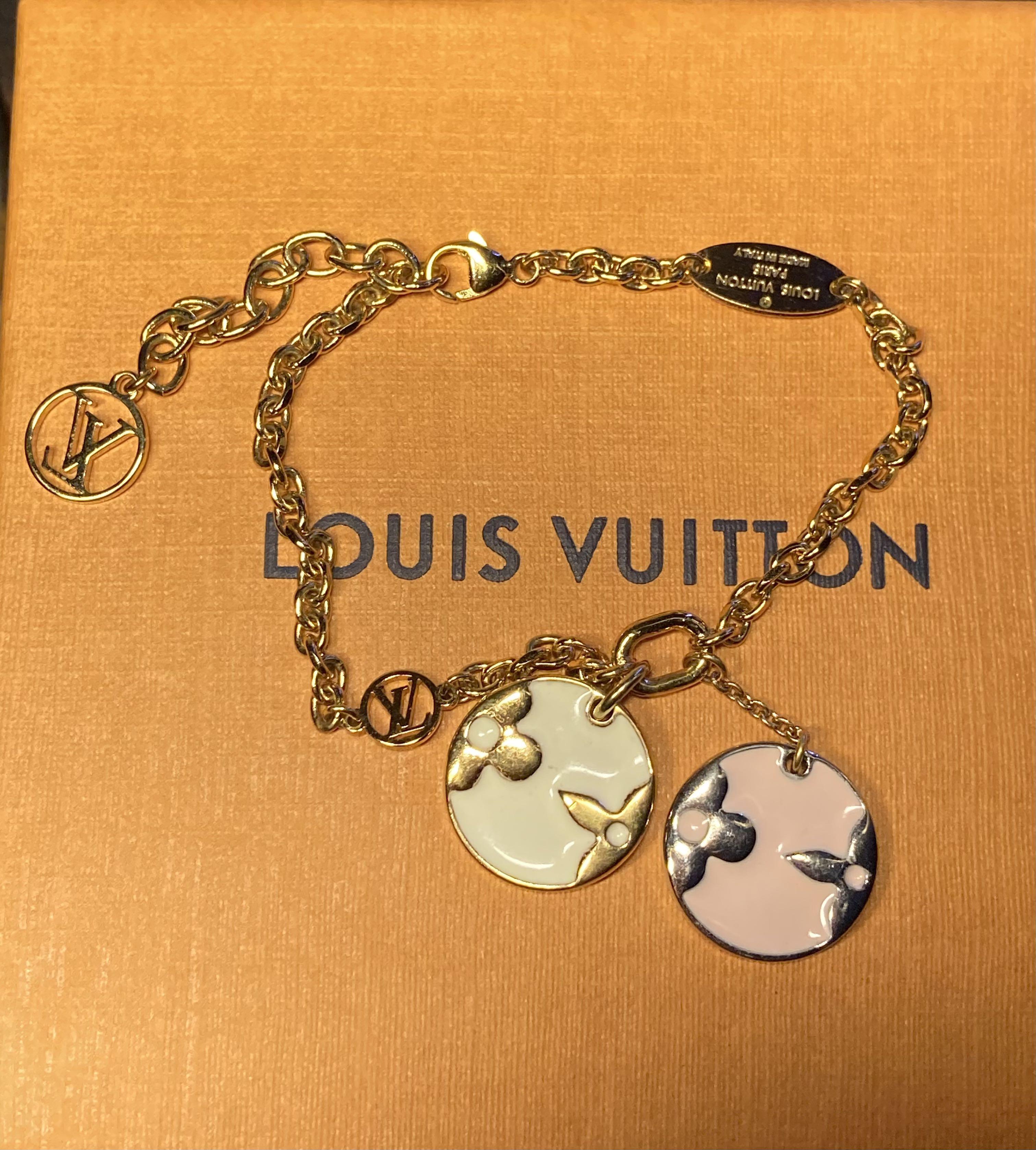 Louis Vuitton Style Fleur Bracelet