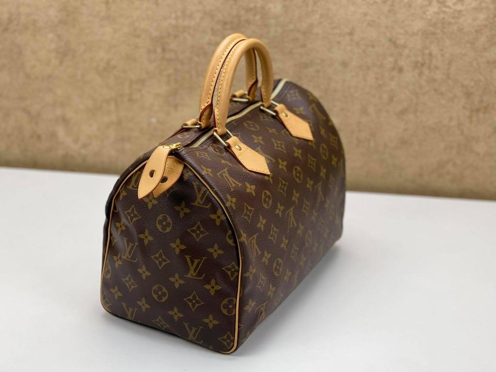 Auth Louis Vuitton speedy 30 monogram handbag M41526 FromJapan 2222 6767