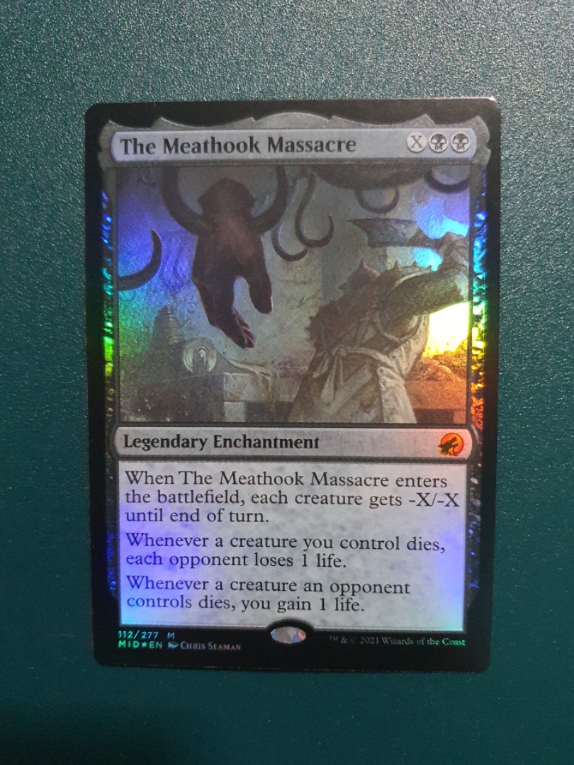 Magic The Gathering - The Meathook Massacre (Foil) MID MTG, Hobbies & Toys,  Toys & Games on Carousell