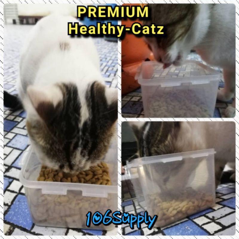 Makanan Kucing PREMIUM Healthy-Catz Cat Food (sebekas 1kg), Pet 