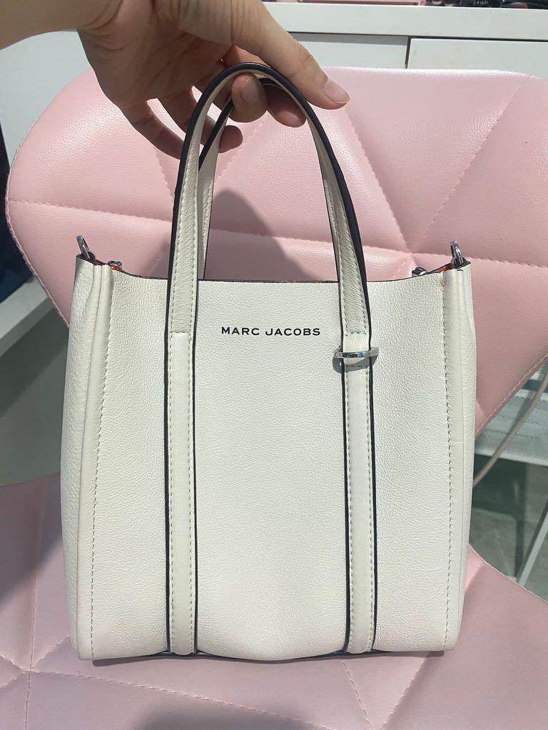 MARC JACOBS The Mini Tag tote in White