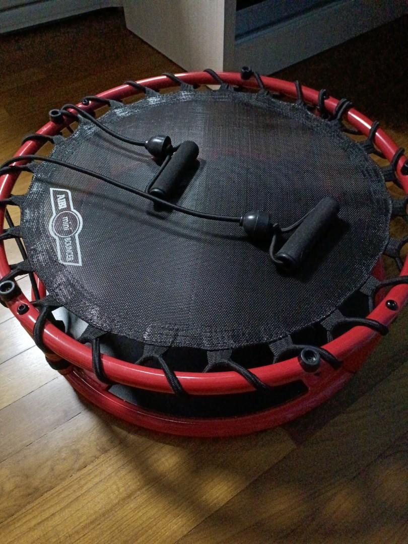 Mini Trampoline with resistance bands Sports Equipment Exercise