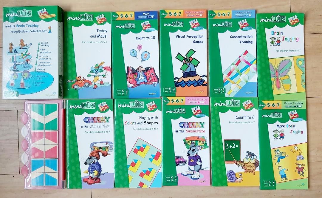 Miniluk Brain Training Young Explorer Collection Set 1, Hobbies  Toys,  Books  Magazines, Children's Books on Carousell