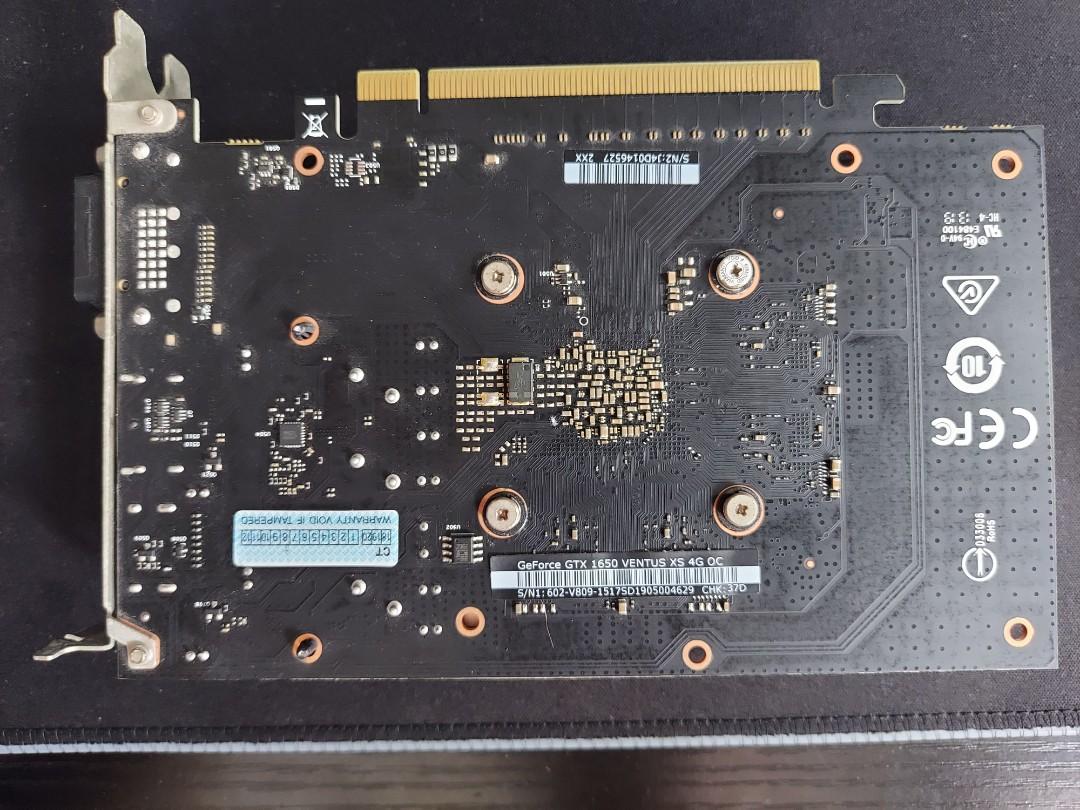 Geforce gtx 1650 outlet ventus xs