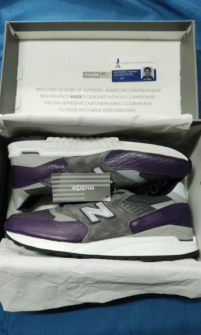 New balance best sale 998 purple croc