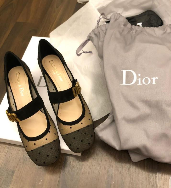 New Dior Baby D Pump 3cm size 36.5 insole 24cm with box dustbag ori rec Nov 2019