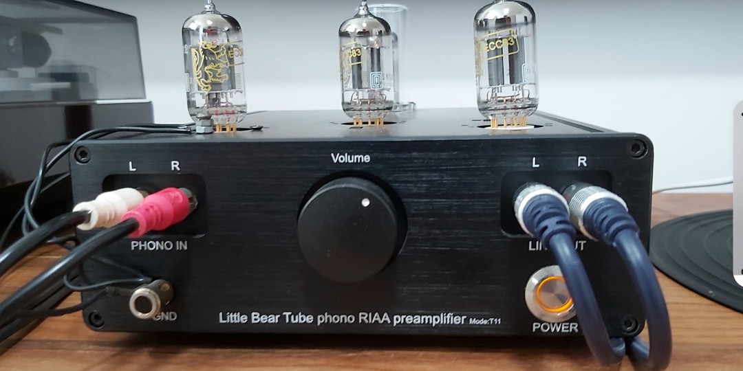 Phono Tube preamp for MM cartridge Little Bear T11, Audio, Other Audio Equipment on Carousell