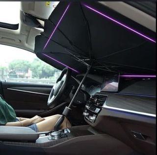 (Promo) Car shade UV protective umbrella