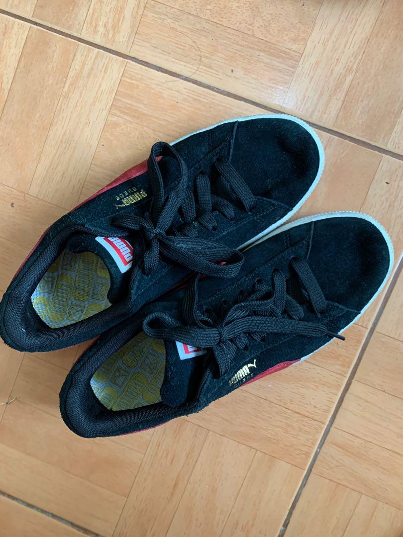 puma platform rouge