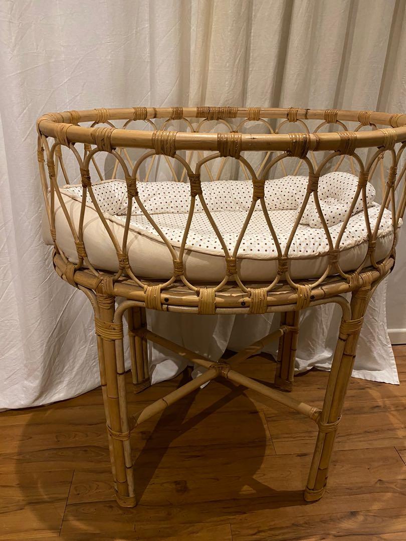 Rattan Baby Cot Cradle, Babies & Kids, Baby Nursery & Kids