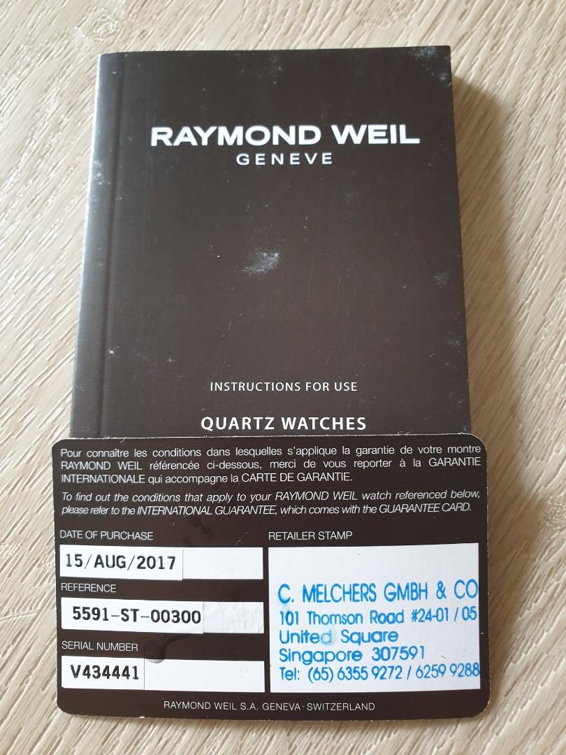 Raymond Weil Tango White Dial Stainless Steel Men s Watch 5591 ST 00300