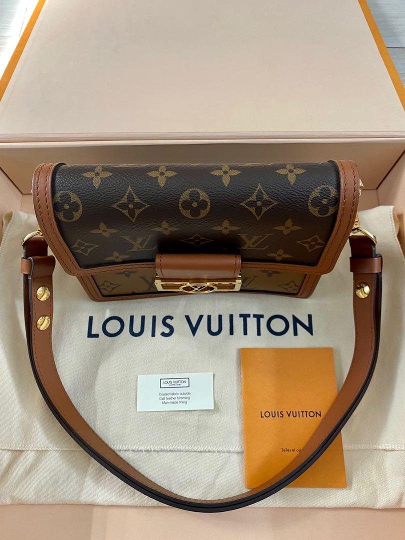 LOUIS VUITTON Shoulder Bag M68746 Portefeiulle Dauphine Monogram rever –