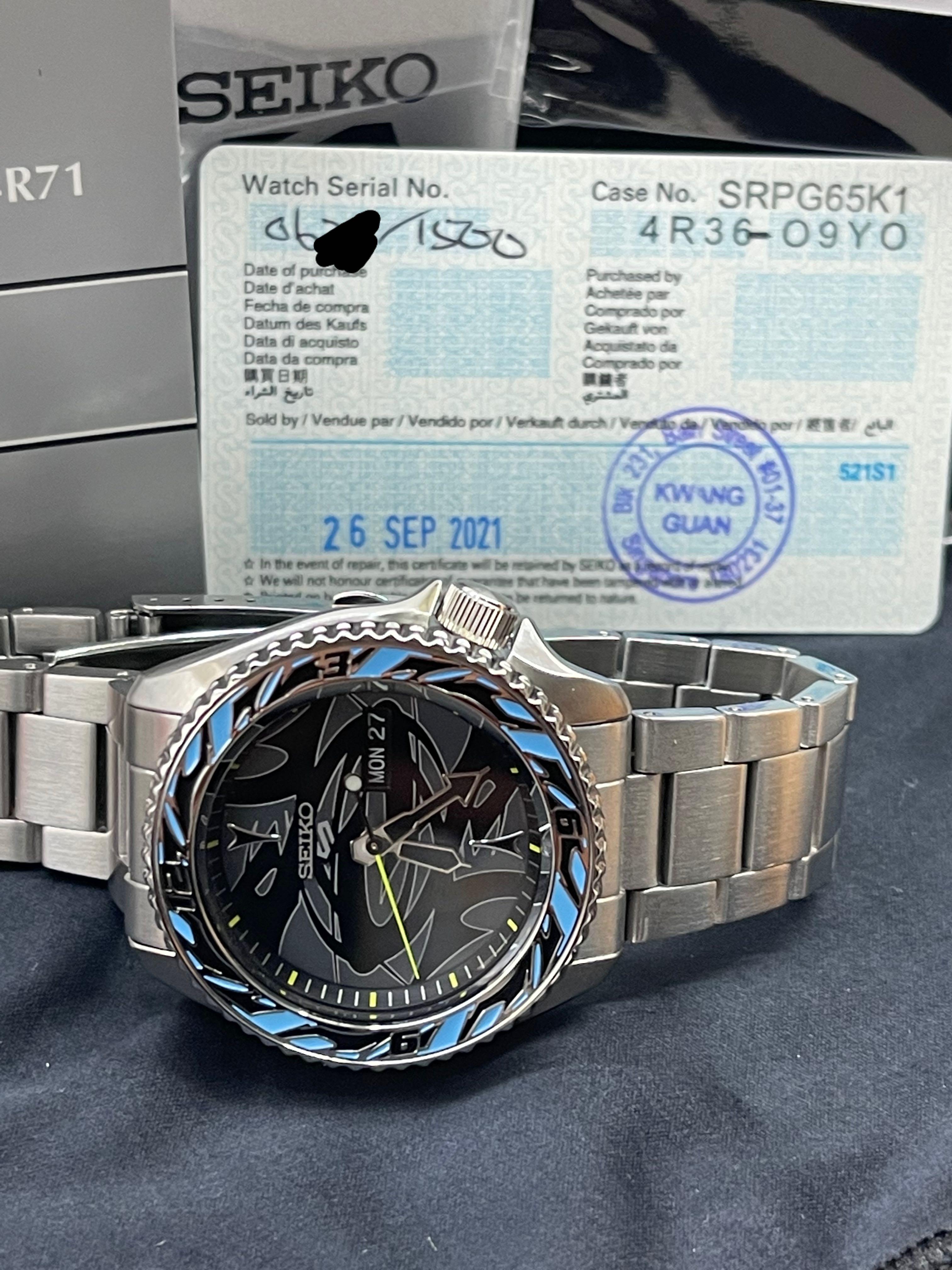 Seiko 5 Sports SBSA135 Guccimaze Collaboration limited, Luxury, Watches on  Carousell