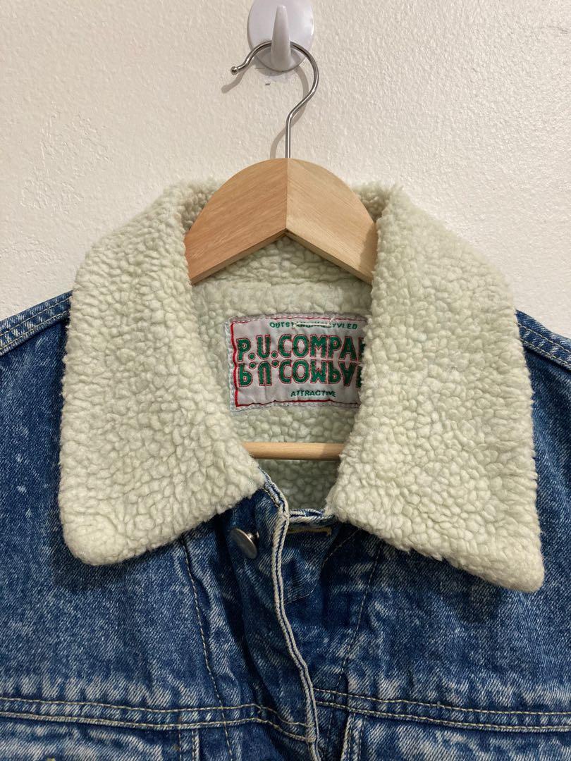 denim and fleece jacket