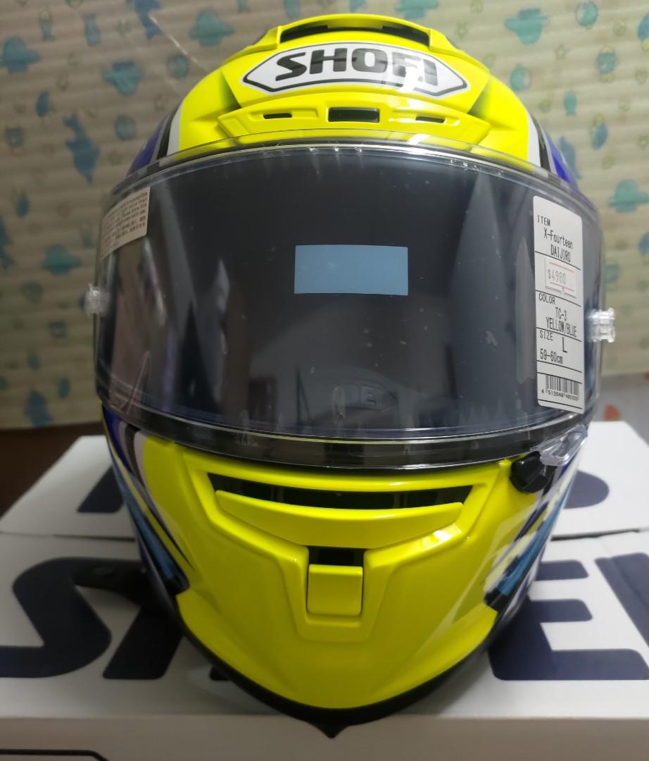 SHOEI X-14 DAIJIRO TC-3 加藤大治郎頭盔 L size, 電單車買賣- Carousell SHOEI X-14 DAIJIRO TC-3 加藤大治郎頭盔 L size, 電單車買賣- Carousell