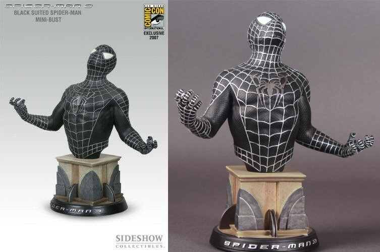 Mini Bust Spider-Man Sideshow 3 アメコミ