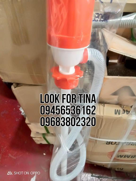Siphon Pump (Category: Construction Tools & Equipment) located in Manila. Submitted by tina.sales (Listing ID 1116487840, Image 1). Description: Siphon Pump Code: Dp-25 PRICE: 430.