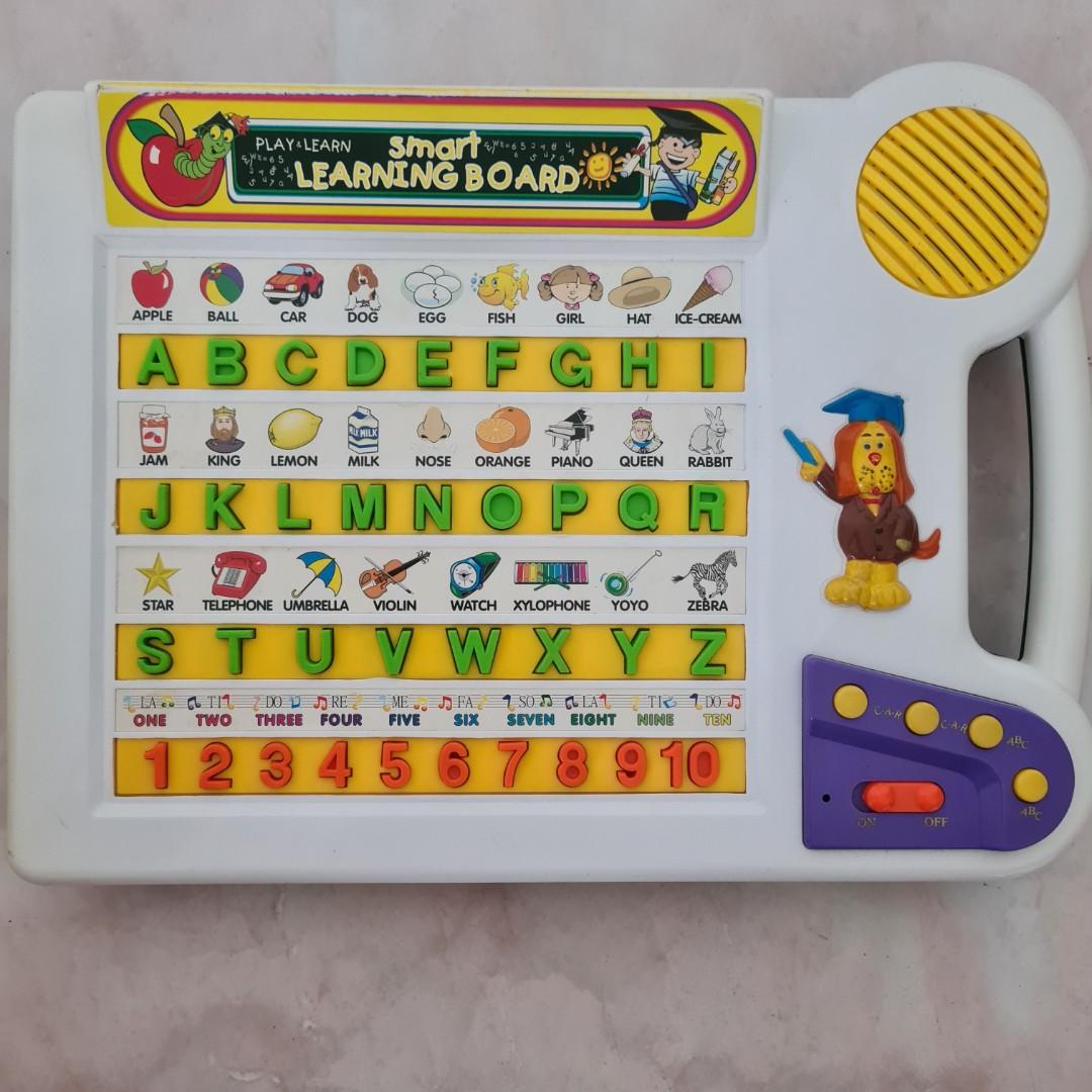 Smart Alphabet & Numbers Learning Board, Babies & Kids, Infant Playtime
