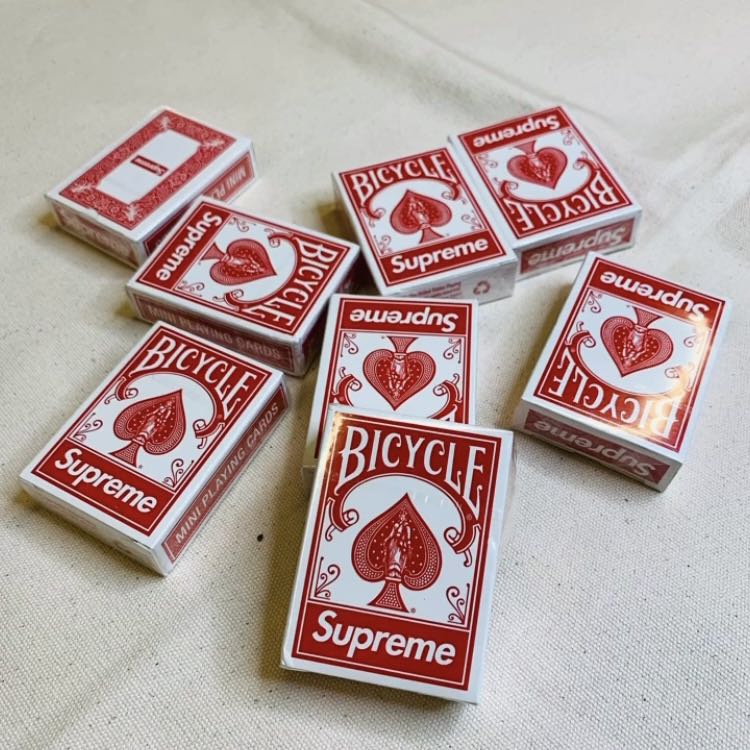 20AW Week1 立ち上げ Supreme Bicycle Clear Playing Cards