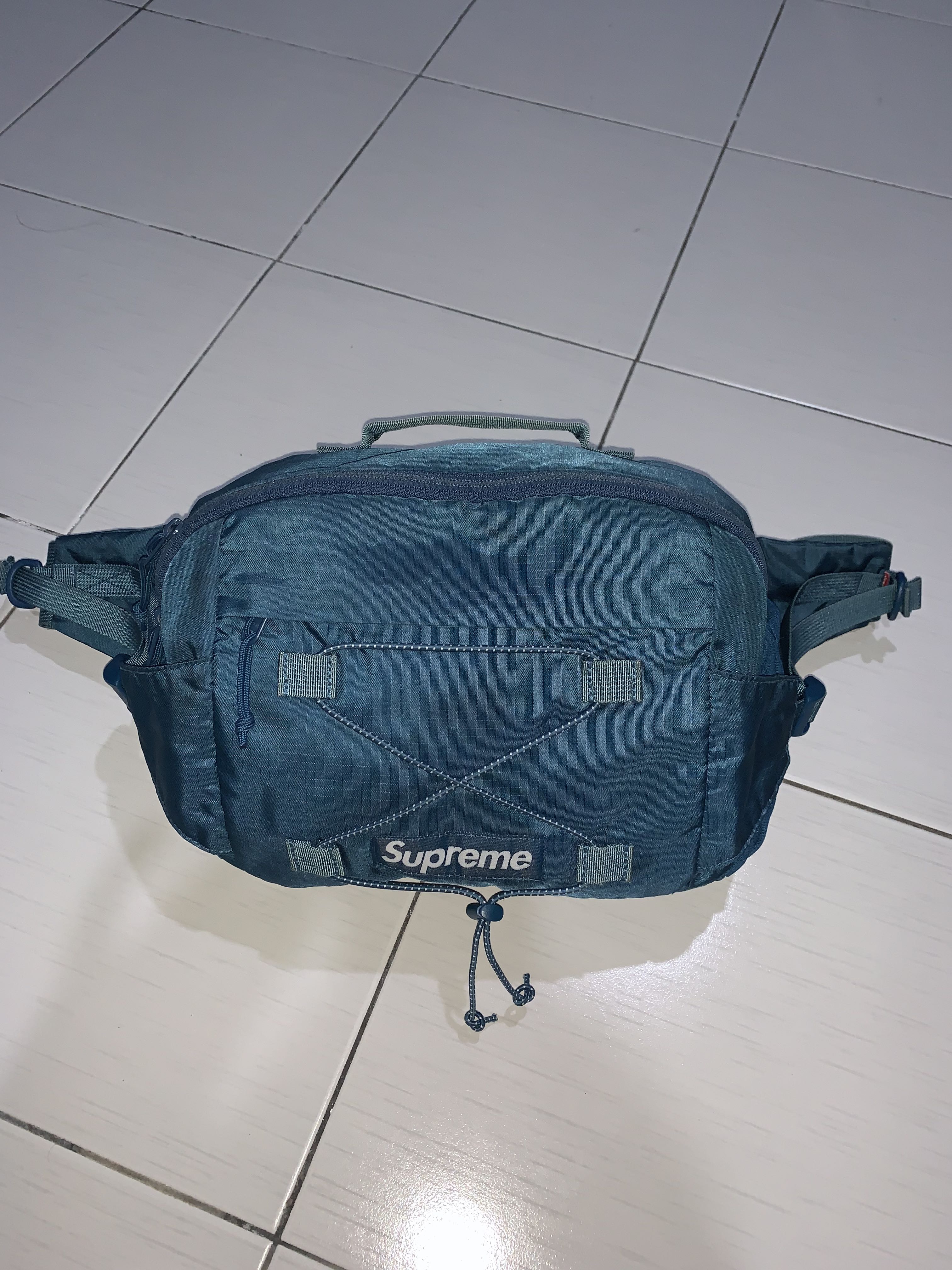 Teal supreme fanny pack hot sale