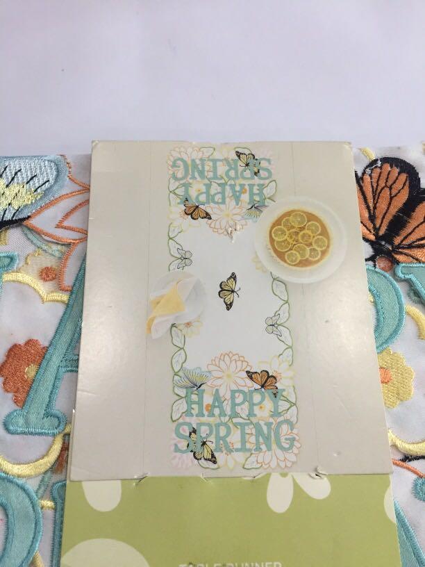 Table Runner Embroidery design from US (Category: Carpets, Mats & Flooring) located in Pasay City. Submitted by redgiftshop (Listing ID 1116535985, Image 3). Description: spring collection table Runner size: 36im (91.4 cm ) imported from US directly bought in US product code: B- Flora.