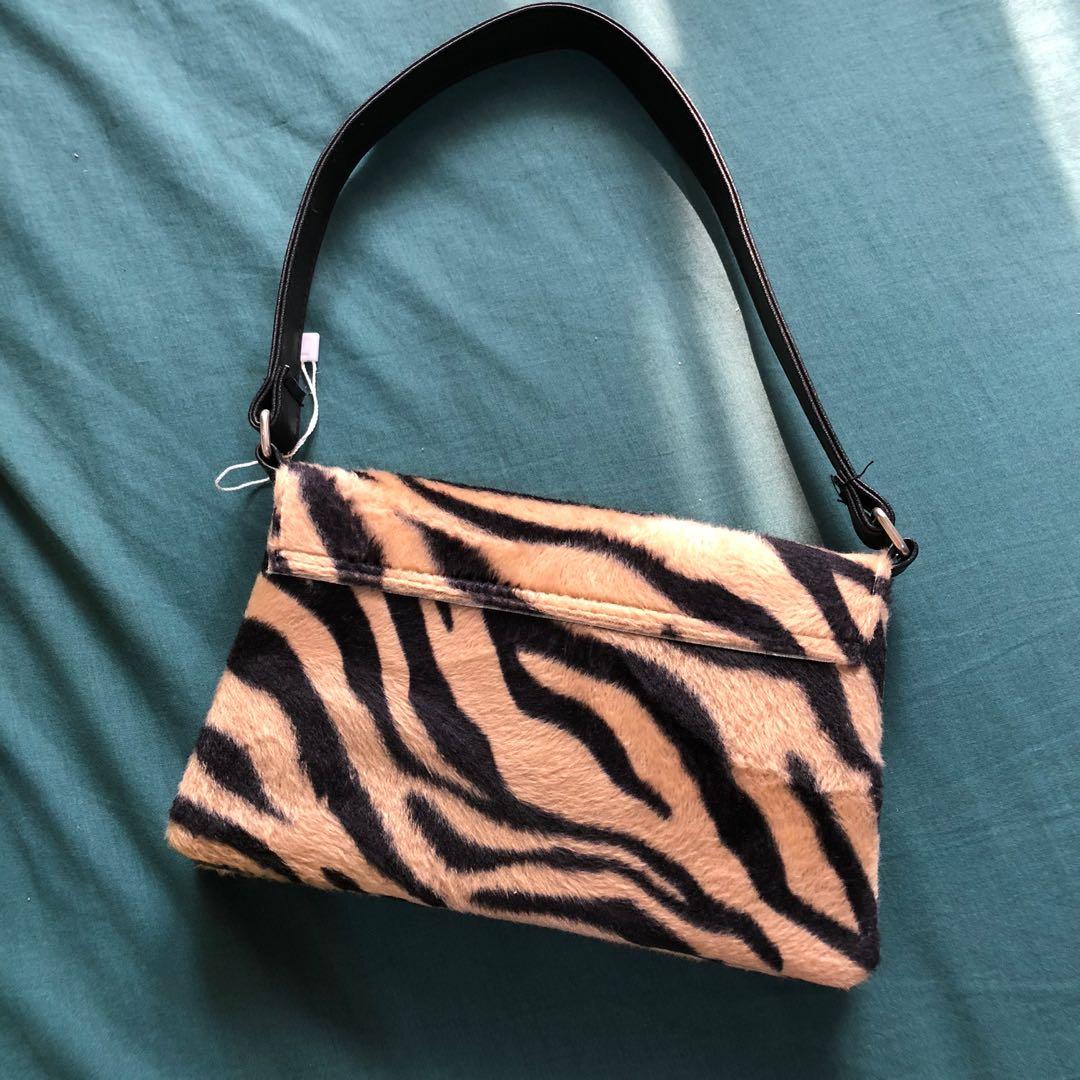 tiger print bag