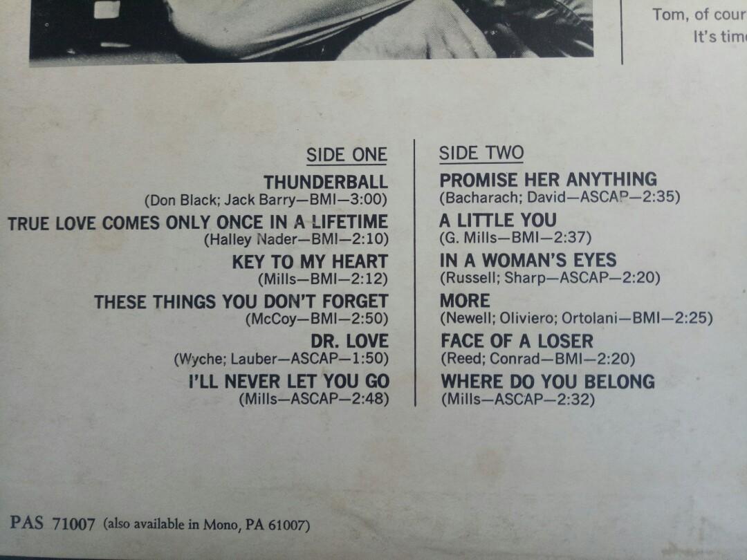 Tom Jones LP Vinyl Plaka (Category: Vinyls) located in Manila. Submitted by kinganalog (Listing ID 1116527467, Image 3). Description: Tom Jones LP Vinyl Atomic Jones album. Cover G ring wear, media VG+ to EX. Made in USA. Shipping nationwide, payment can be done via Unionbank or Palawan, COD is okay at buyer's account and expense. Our shop will open soon in Las Pinas along Marcos Alavarez Hi Way, see you analog peeps!.