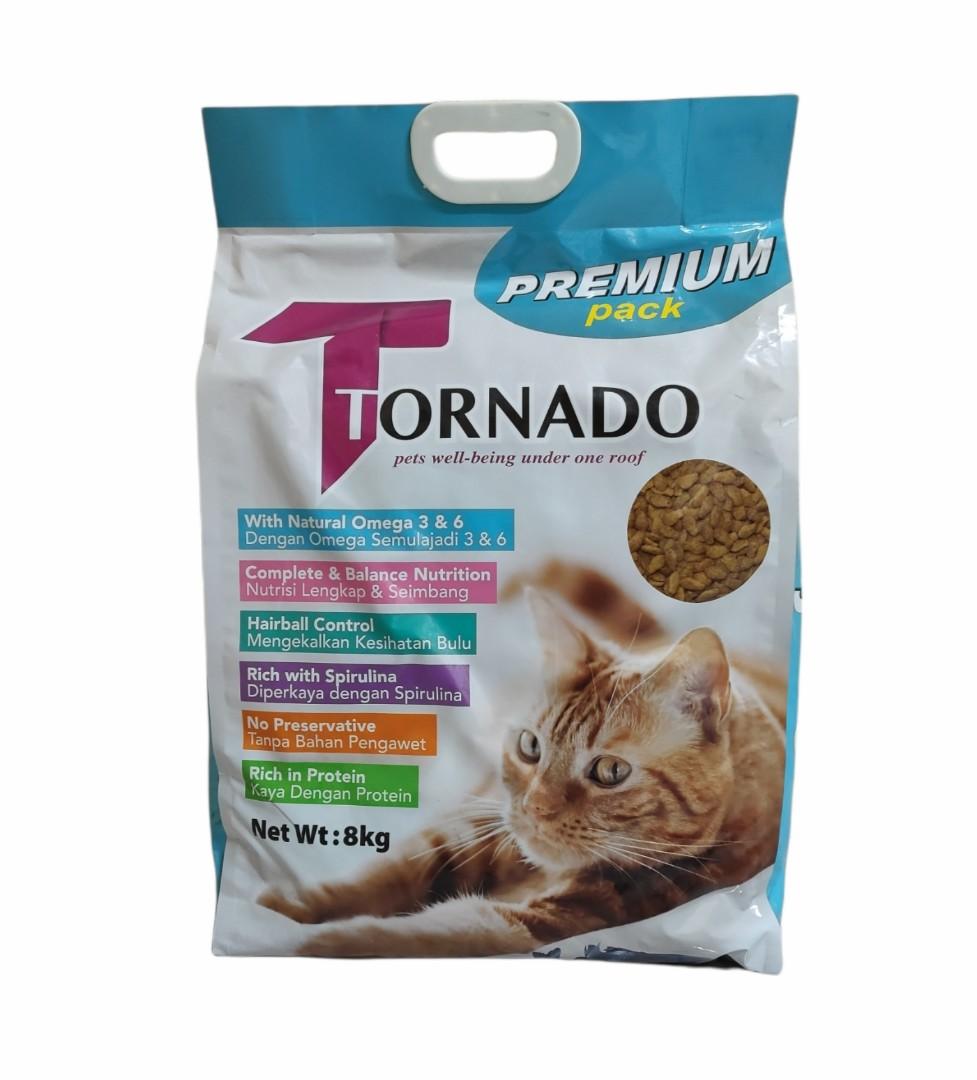 Tornado Cat Food 8kg Seafood Original Pack, Pet Supplies, Pet Food 