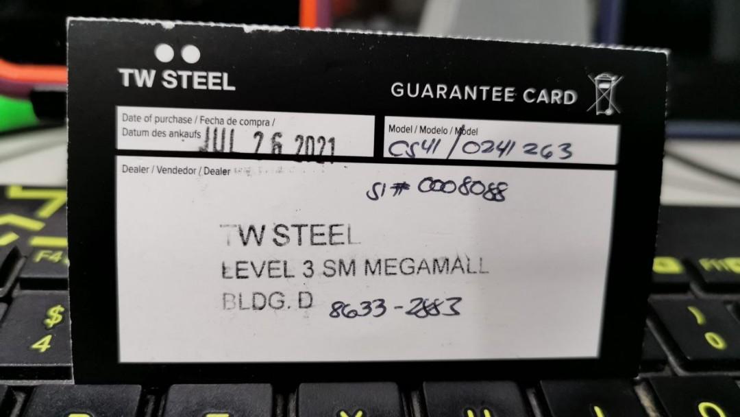 Tw clearance steel cs41