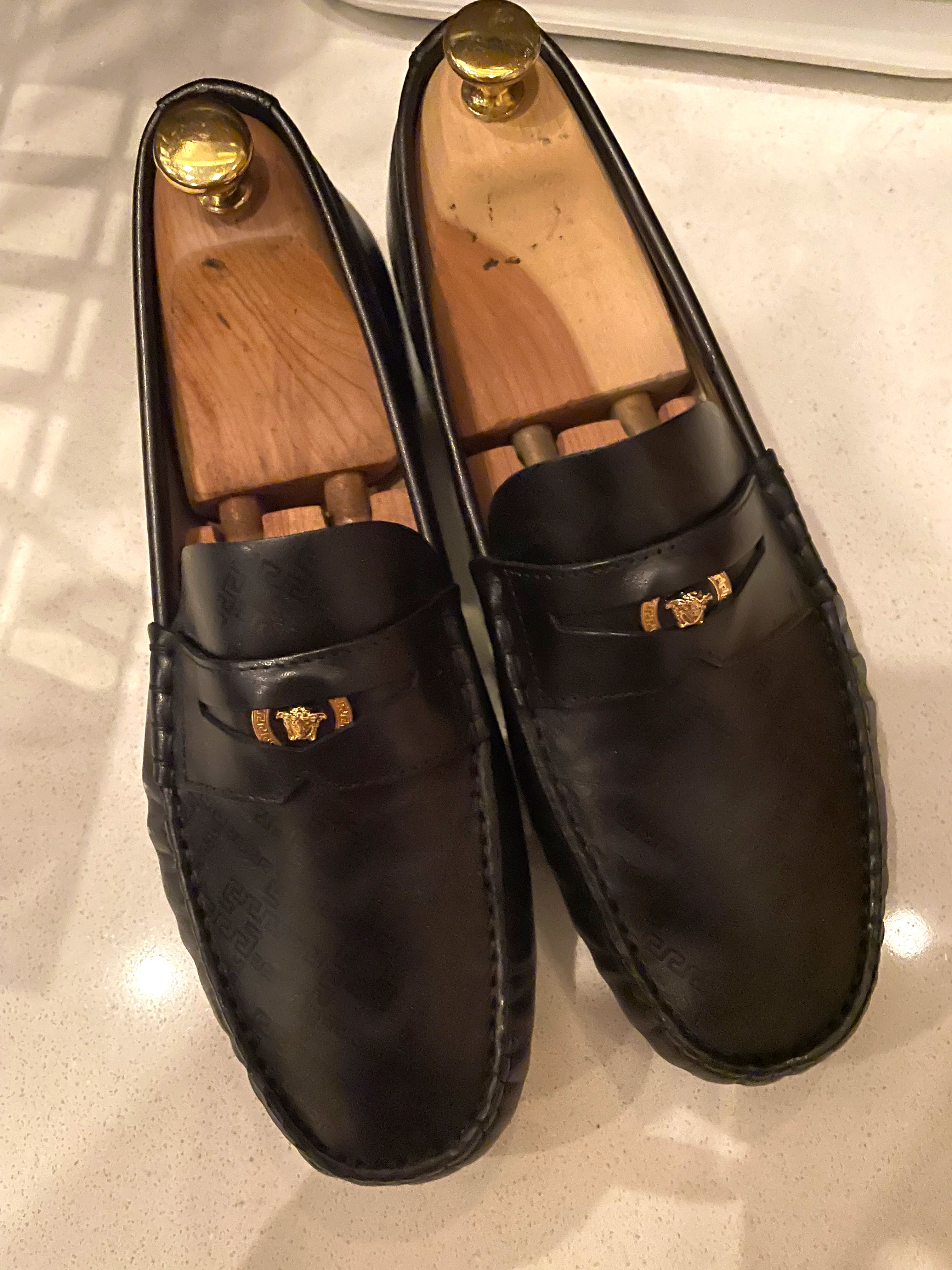 Versace Shoes Loafers Men's, Men's 
