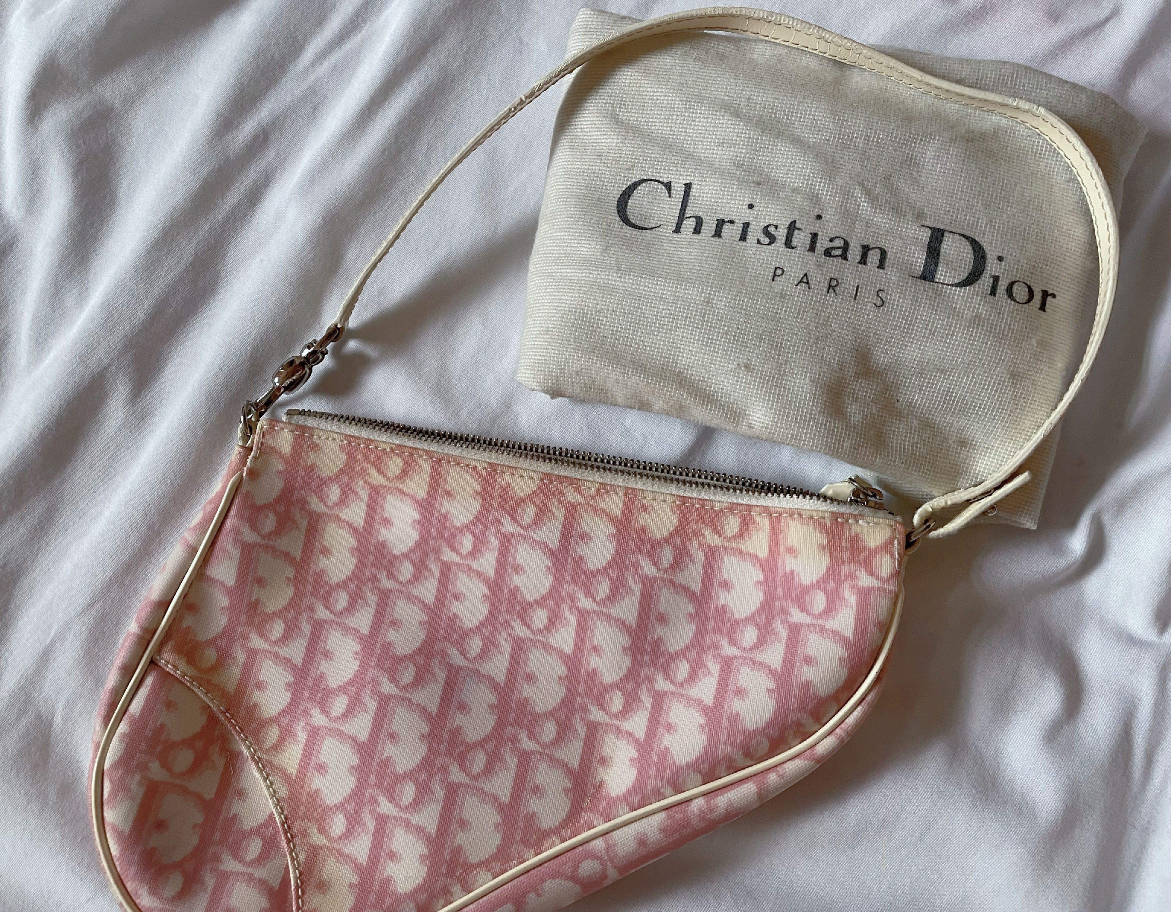 Christian Dior Shoulder bag Pink Synthetic ref68385  Joli Closet