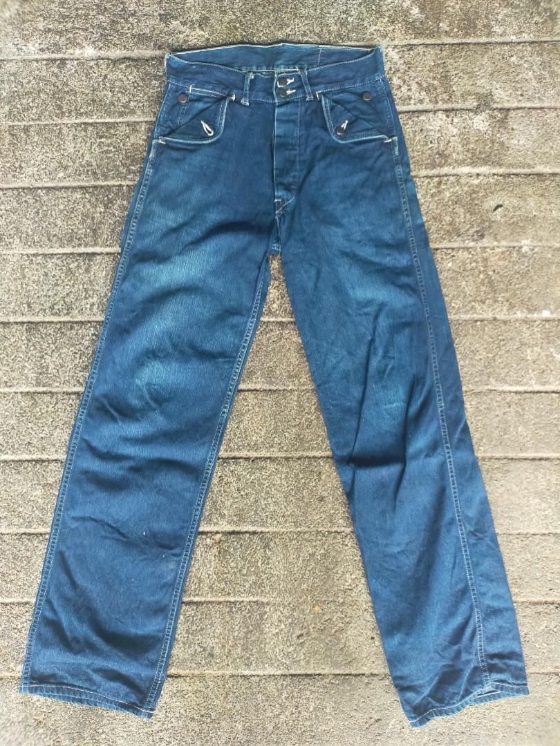 Vintage Headlight work wear jeans, Men's Fashion, Tops & Sets, Formal