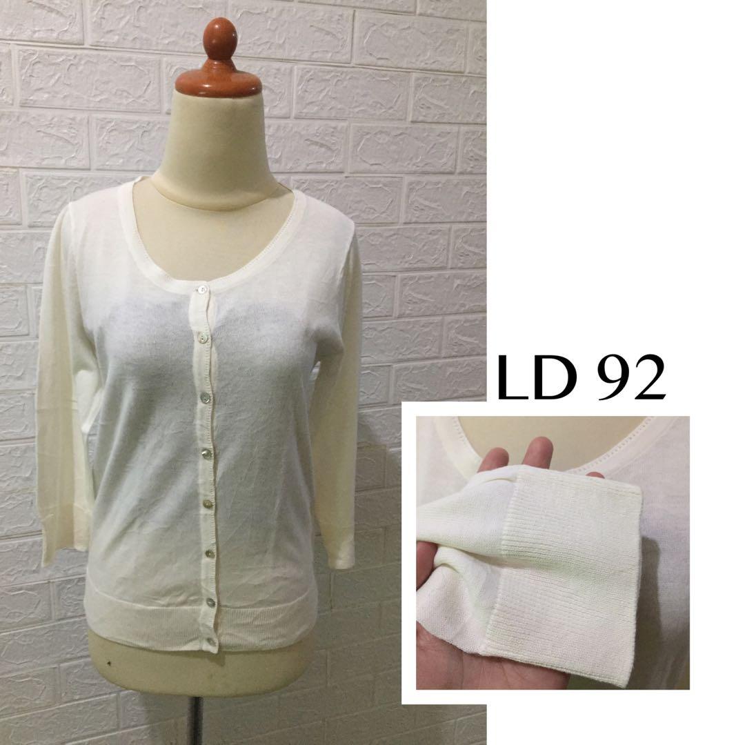 small white cardigan