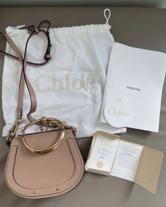 100 authentic Chloe Nile bracelet bag in biscotti beige Women s Fashion Bags Wallets Cross body Bags on Carousell