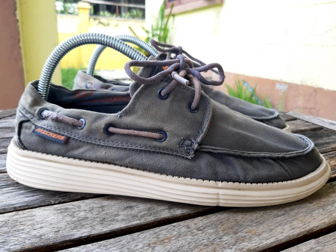 7UK SKECHERS STATUS MELEC Men s Fashion Footwear Dress