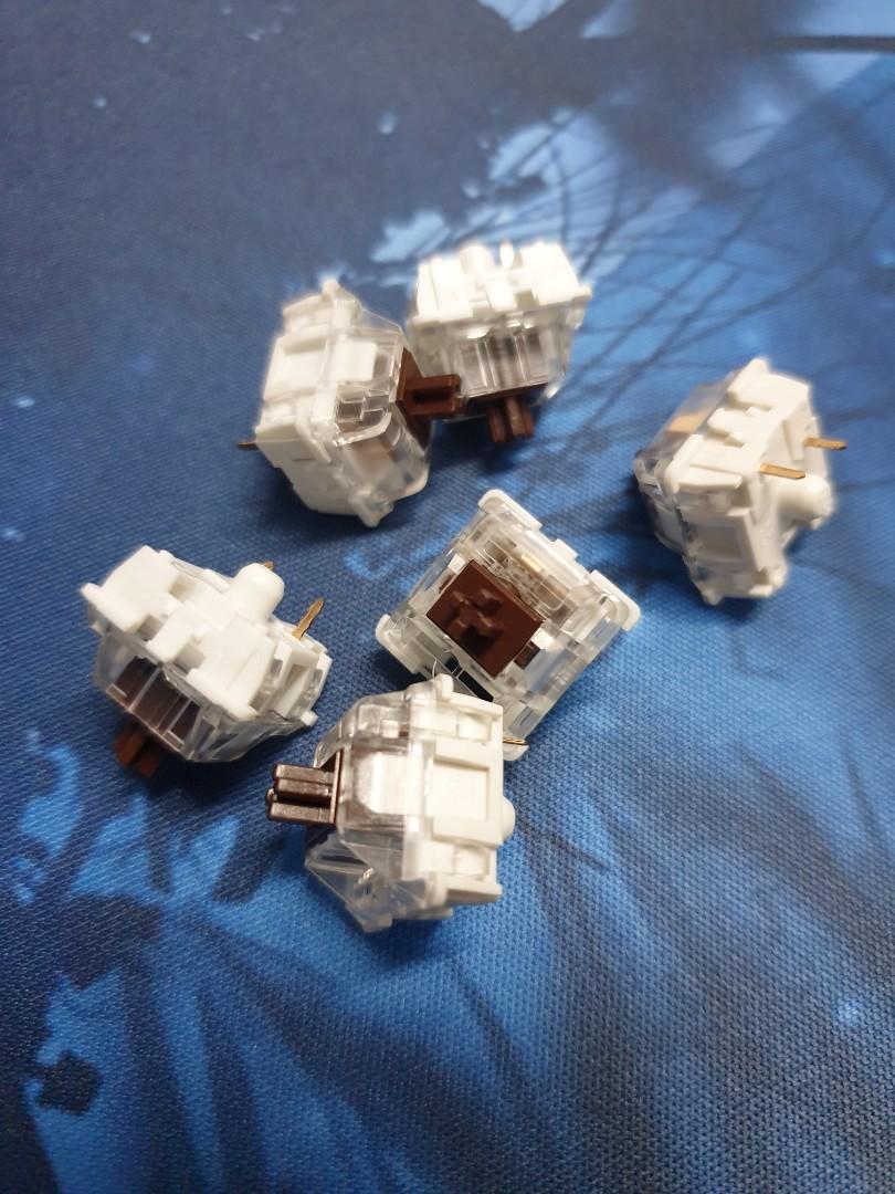 [Instock] 87x Royal Kludge RK Brown Tactile Switches TKL, Computers ...