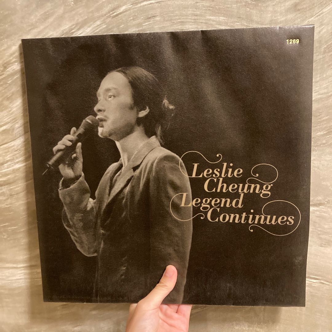 新品日本製/ 張國榮Leslie Cheung / Legend Continues LP 限量黑