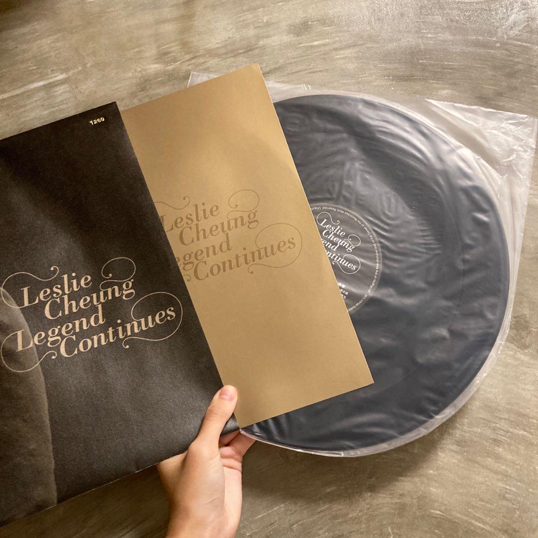 新品日本製/ 張國榮Leslie Cheung / Legend Continues LP 限量黑