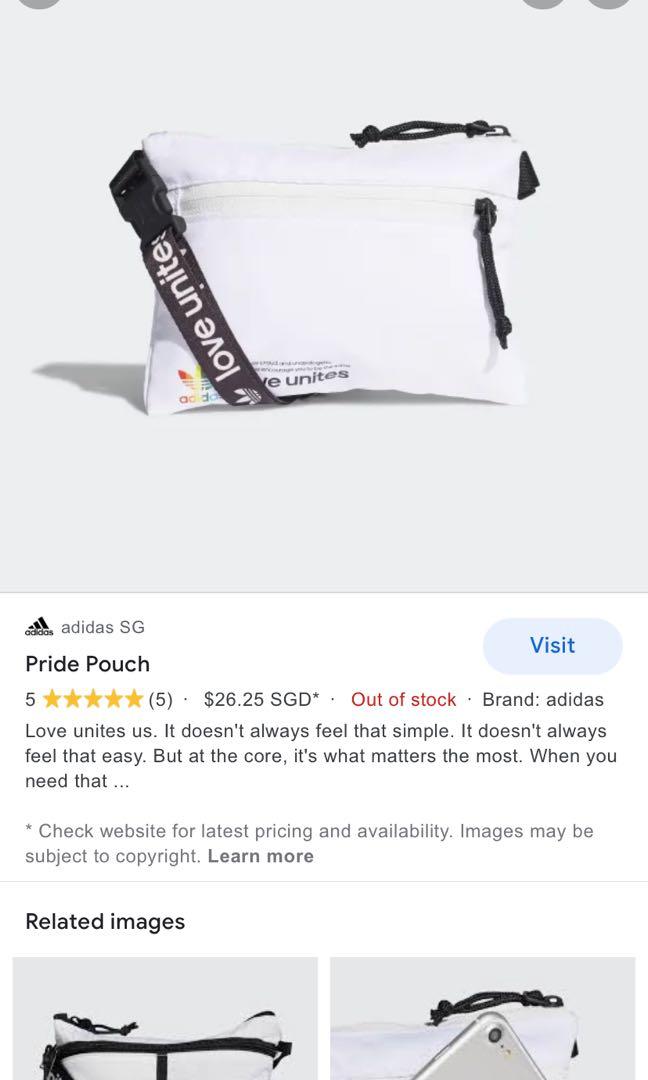 adidas pride pouch sling bag Women s Fashion Bags Wallets