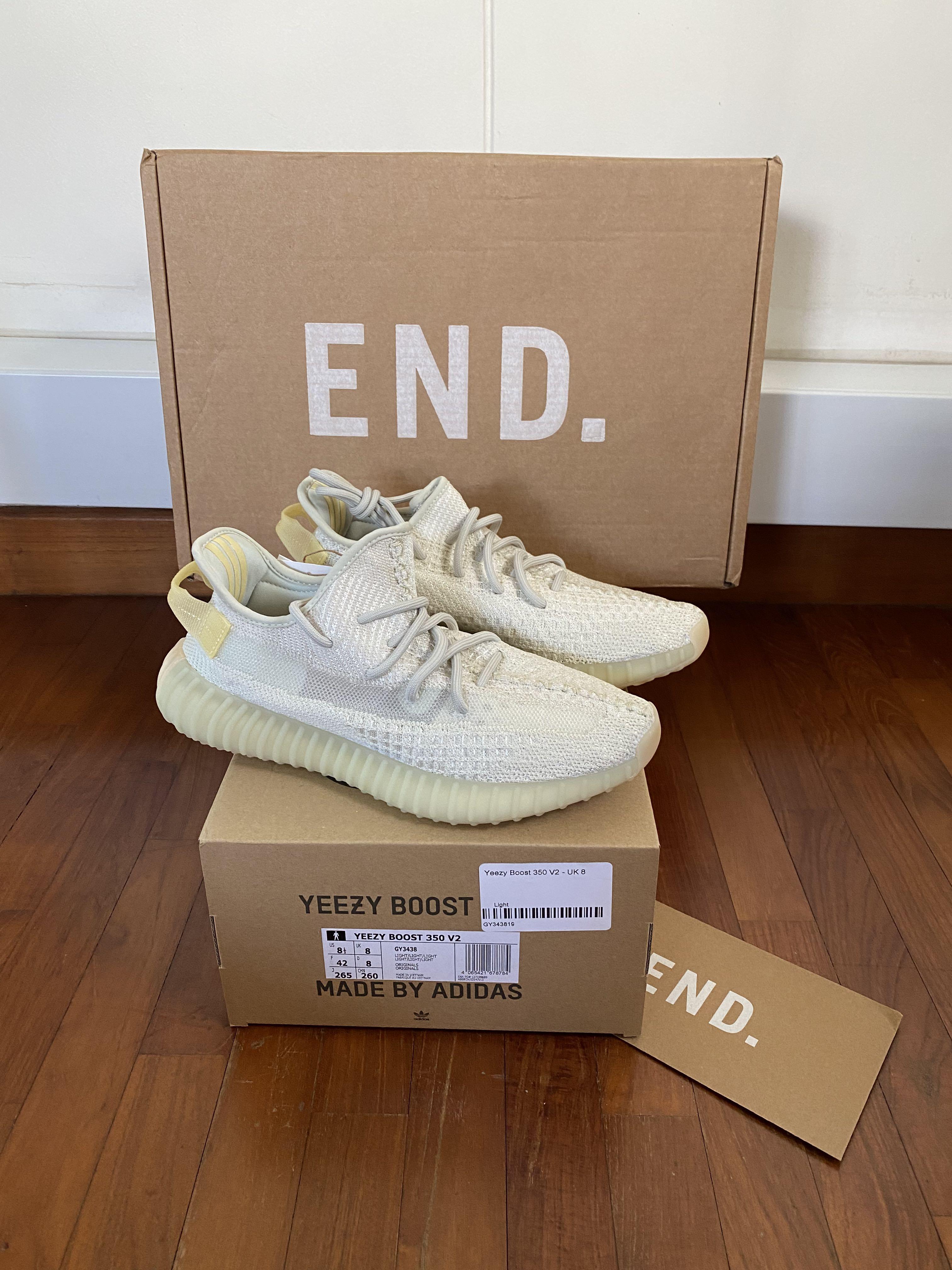 Adidas Yeezy Boost 350 V2 8.5us Light