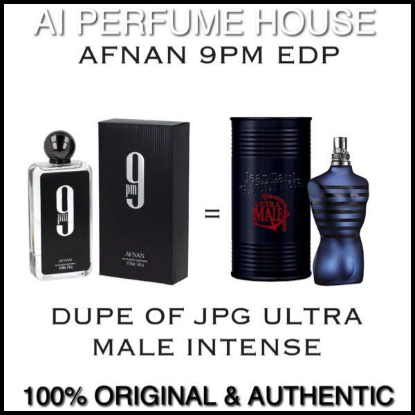 Afnan 9pm vs Jean Paul Gaultier Ultra Male. Let's compare! #afnan #af