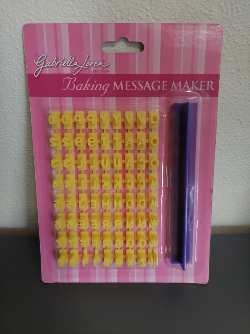 Baking Message Maker (Category: Bakeware) located in Singapore. Submitted by hassler007 (Listing ID 1111278099, Image 1). Description: .