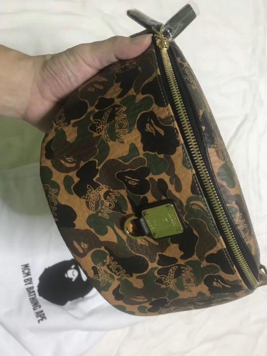 Bape x MCM belt bag