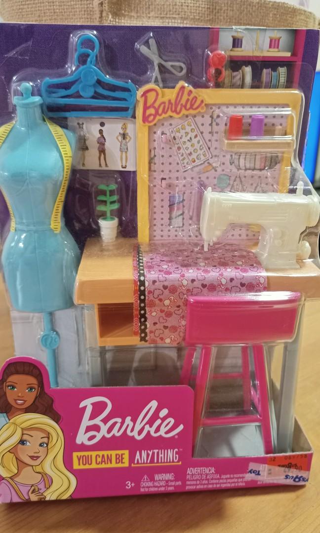 Barbie you can be anything sewing store