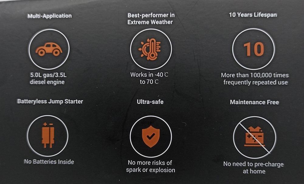 Batteryless Jumpstart Autowit Supercap 2 Lite, Car Accessories