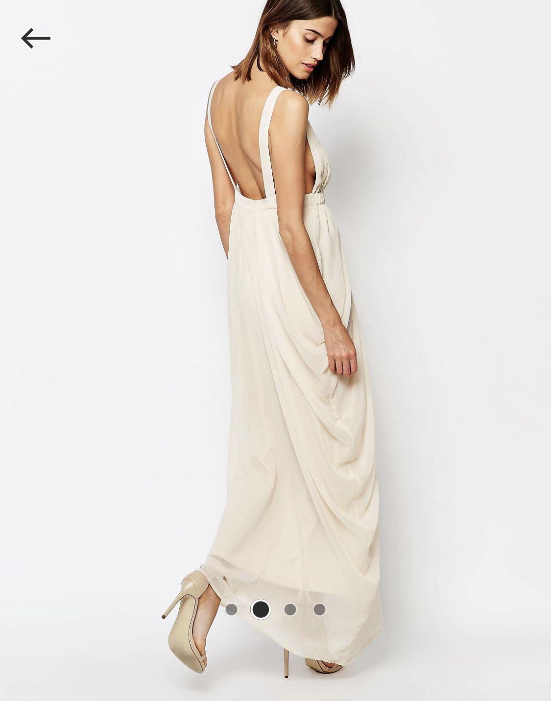 Grecian plunge dress hot sale