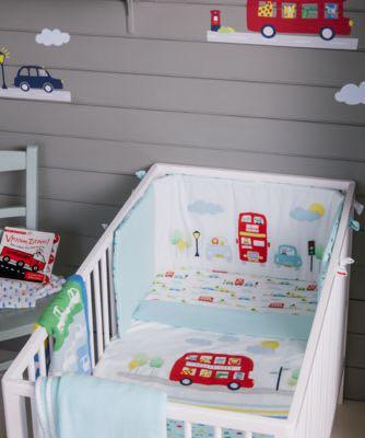 Brand New Mothercare On The Road Long Cot Bumper Babies Kids Baby Nursery Kids Furniture Bed Guards on Carousell