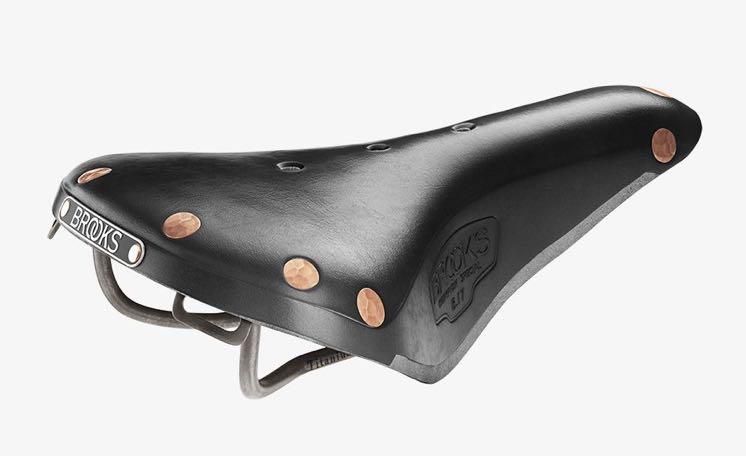 Brooks B17 Special Titanium (Black) Saddle, Sports Equipment 