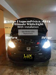💡Headlight Dipped Low High Beam Foglight Side Marker Parking Pole Light Daytime Running Light Reverse Carplate Cabin Interior Light Bulb LED HID Replacement for MOST CARS - Honda Fit Shuttle Jazz Stream Toyota Wish  Vios Altis i30 Elantra KIA Lancer Merc